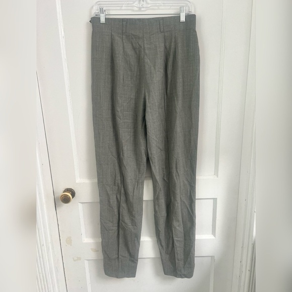 Escada Grey Wool Pants Size M $875 - Picture 3 of 3